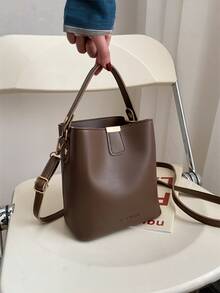 女士PU皮手提包，休闲托特包，女士斜挎单肩包，品牌设计女士手提包 - 彩色 - 查看 15