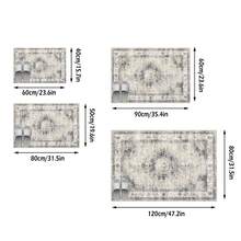 1pc Vintage Bohemian Floral Striped Pattern Area Rug/Carpet/Bath Mat/Door Mat/Runner, Soft Washable Rug For Hallway, Bathroom, Kitchen, Bedroom, Living Room, Versatile Home Decor - Multicolor - View 3