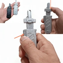 Juguete clicker de metal EDC - Gadget de enfoque táctil, decoración de escritorio de oficina, regalo adecuado para novio, padre - Multicolor - Ver 6