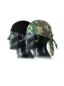 1 pieza/2 piezas Diadema/Pañuelo tipo gorro de pirata unisex, gorra deportiva de secado rápido para exteriores para senderismo, escalada, correr, verano, playa, vacaciones, festivales, viajes - A - Ver 6