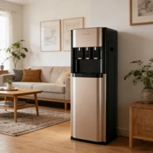 Dispensador Multifuncional De Agua 3 Salidas Fría Y Caliente - Oro rosa - Ver 2