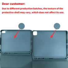 Green Tablet Protective Case With Pen Slot, Suitable For Samsung Galaxy Tab / IPad / Redmi Pad SE