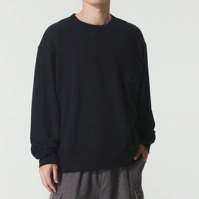  Under Armour 純色圓領休閒長袖套頭衛衣 男款