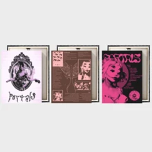 一套墙面艺术海报，音乐歌手海报艺术套装 - 现代、大胆的抽象艺术，防水无框帆布印刷，适用于卧室、客厅、家庭办公室装饰 - 礼品之选，可选画框 - 彩色 - 查看 49