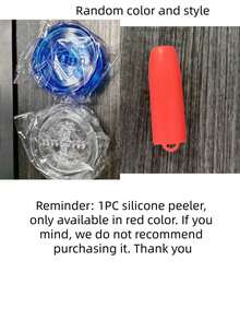 1pcA Transparent Manual Garlic Press And Chopper - Plastic Garlic Press, Handheld Garlic Mincer, No Power Needed Kitchen Tool, Can Efficiently Twist Garlic, Manual Cloves Twisting Crushing Box - Easy To Use Kitchen Tool, Can Quickly Crush Garlic, No Electricity Needed, Transparent Manual Garlic Paste Maker - Handheld Rotating Design - Multicolor - View 5