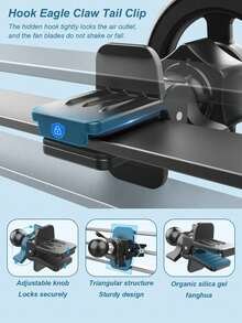 Suport auto MagSafe din aliaj de aluminiu – Adsorbție magnetică puternică, rotație la 360°, design compact care nu blochează orificiile de ventilație, cataramă cu cârlig pentru instalare stabilă, compatibil cu iPhone 12/13/14 și toate smartphone-urile