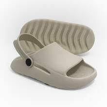 Boys' 2-In-1 Cloud Flip-Flops With Strap – Lightweight, Non-Slip And Comfortable - White - View 1