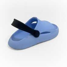 Boys' 2-In-1 Cloud Flip-Flops With Strap – Lightweight, Non-Slip And Comfortable - 白色/海軍藍 - 查看 5