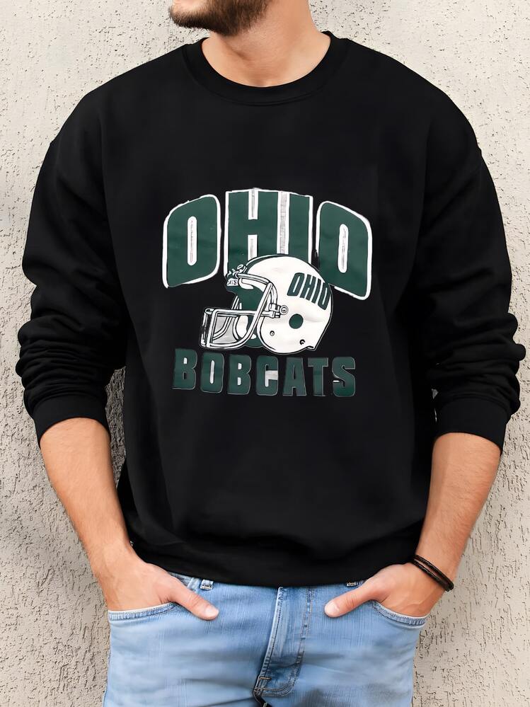 Men Sports Sweatshirts - Black - View 1