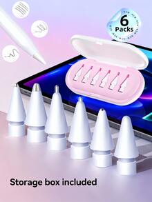 2026 Upgraded Replacement Nibs, Compatible With Apple Pencil Pro, Fine Metal Nibs, Compatible With Apple Pencil 2nd Gen And 1st Gen/USB-C Apple Pencil, Precise, Nib Set, Gift Box Packaging, Suitable For Gifting To Mothers, Family, And Friends On Birthdays, Holidays, Etc. - Multicolor - View 13