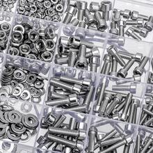 880-Piece Stainless Steel Nuts And Bolts Assortment Kit - Includes M2, M3, M4, M5 Hex Head Bolts, Nuts, Flat Washers, And More - , Corrosion-Resistant, And Organized In A Convenient Case!