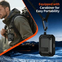 Earphone Protective Cover For Airpods 4 ANC Magnetic Security Lock Case For Airpods Pro 2 With Hook Phone Holder Headphone Cover - AirPods Pro - View 3