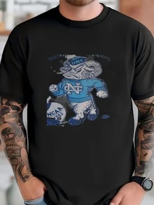 Mens Vtg 80's Unc Tarheels 1982 Ncaa Basketball Championship Towel Rare Collectible T-Shirt - màu đen - Xem 1