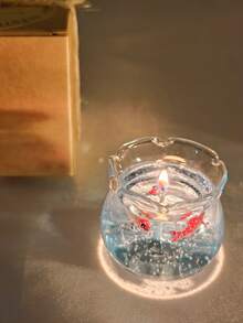 1个迷你鱼缸婚礼宾客蜡烛，香氛蜡烛，大豆蜡烛，蜡烛套装，闺蜜礼物，女士礼物，冬季礼物，香薰蜡烛，家居装饰蜡烛 - 彩色 - 查看 4