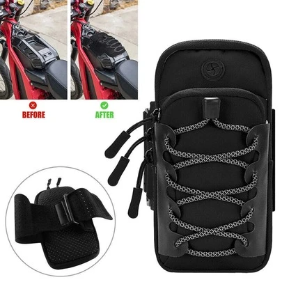 Waterproof Motorcycle Handlebar Bag,Motorcycle Battery Cover Storage Cloth BagUSB Charge Hole, Motorbike Storage Accessory Pouch Fit For Sur-Ron Light Bee X ,Dirt Bike Front Frame Bag Arm Strap Bag Battery Cover Bag