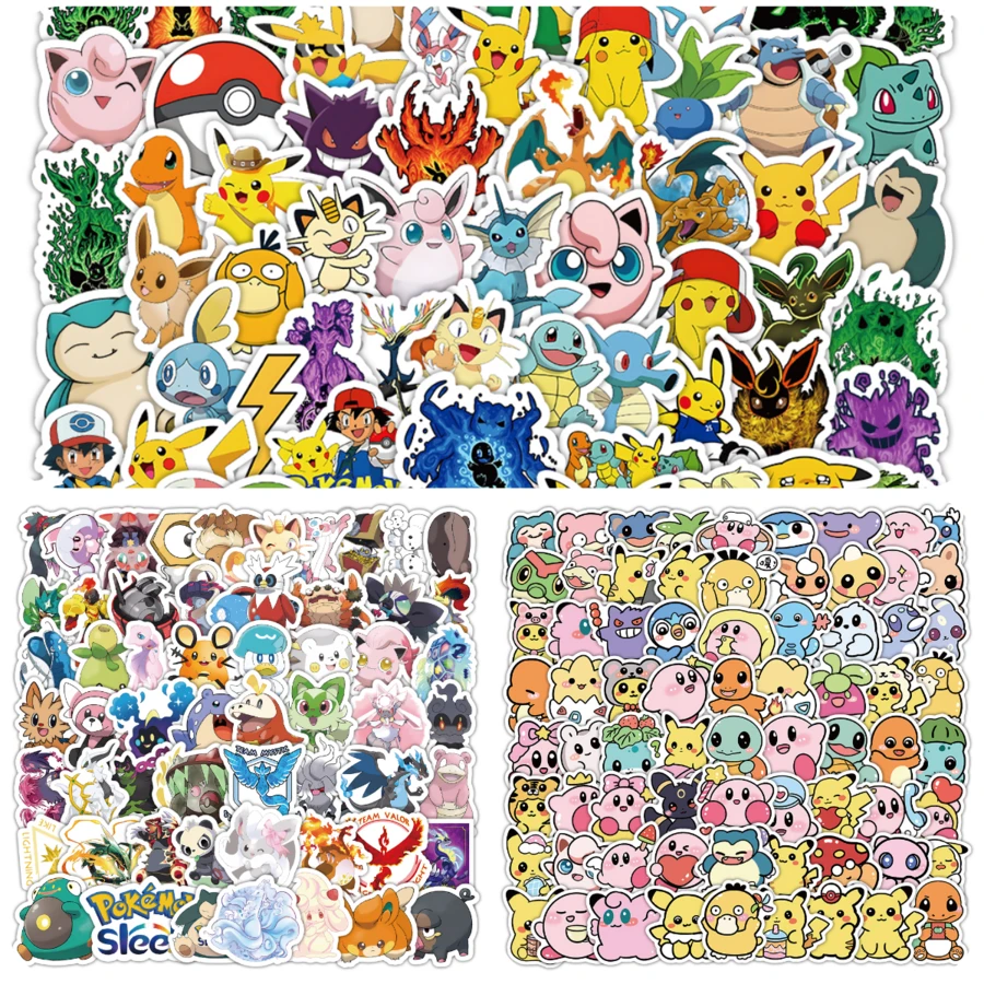 100张动漫奇幻电视剧趣味风格贴纸，动漫周边，DIY个性化偶像礼物，送给朋友的生日礼物，装饰贴纸，收藏品，可爱小礼物，情人节礼物 - 彩色 - 查看 1