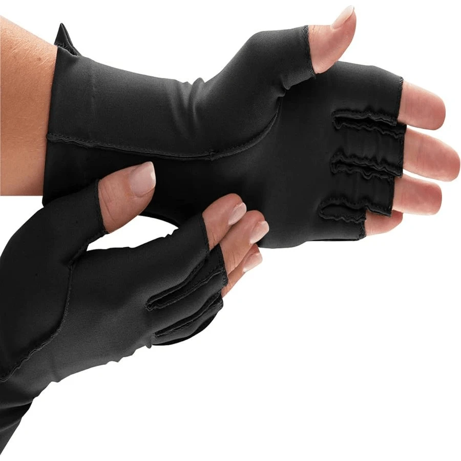 Isotoner Women &Amp; Men Arthritis Compression Rheumatoid Pain Relief Gloves For Joint Support With Open_Full Finger Design - ColorG - View 1