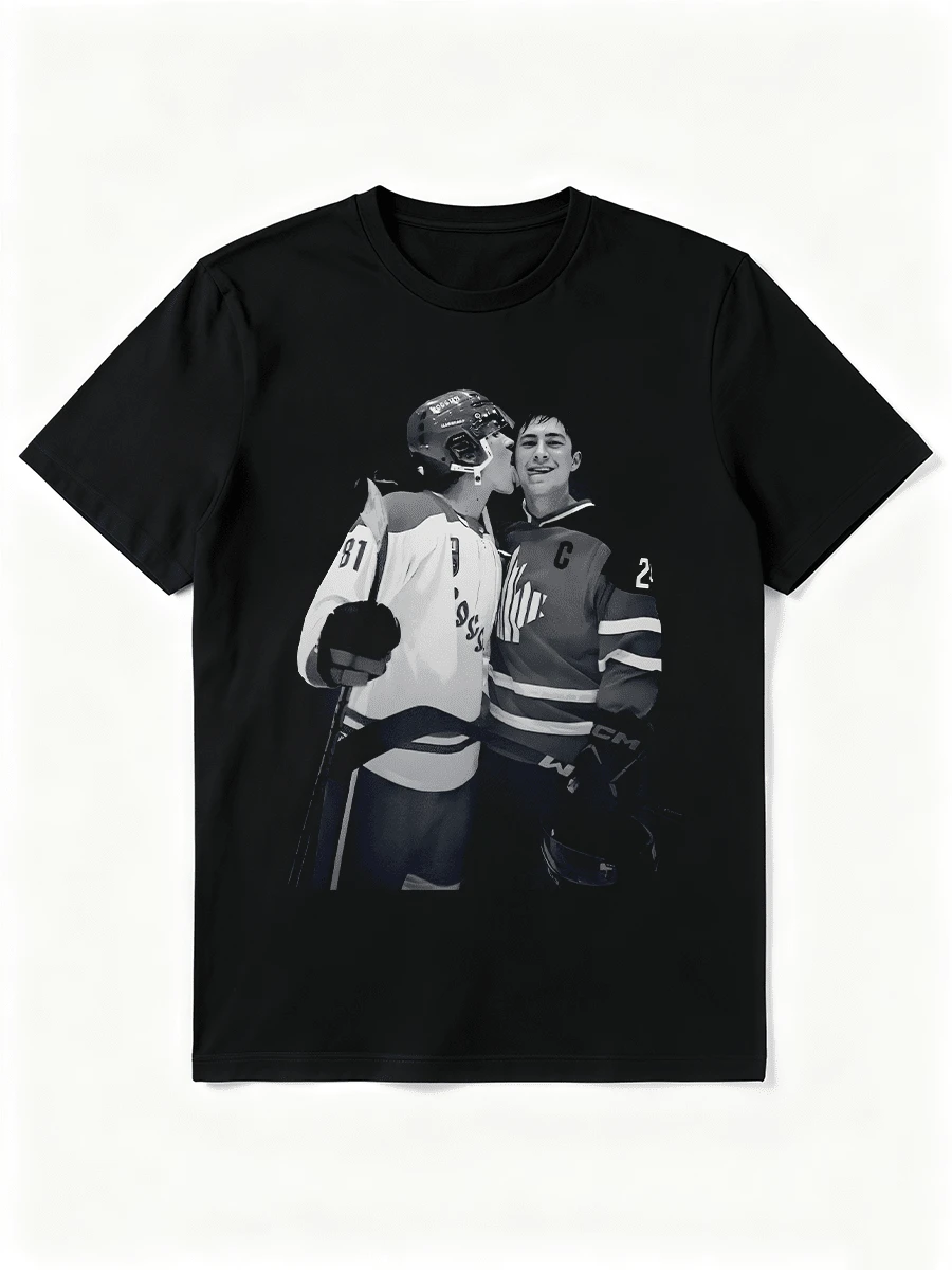 Hudson Williams Connor Storrie Shirt, Heated Rivalry Inspired Shirt, Ilya Rozanov Shane Hollander Shirt,Hudson Williams Shirt - 黑色 - 查看 1