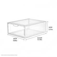 Upgraded Stackable Clear Shoe Boxes, Display Storage Boxes, Plastic Transparent Drawer Shoe Boxes, Shoe Racks, Shoe Cabinets, Standalone Display, Suitable For Office And Home Display Storage, Shoe Boxes, Clear, Black, Limited Edition Shoe Storage, Display, Shoe Store Display, Mother's Day Gift - Clear - View 8