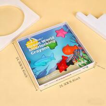 Kids Wax Crayons - 12種顏色 - 查看 4