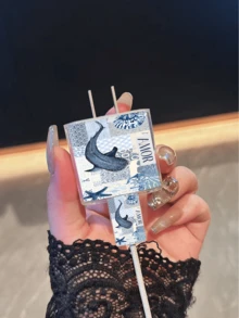 可爱海豚造型充电线保护套，兼容20W苹果充电器，简约苹果充电器保护套，适用于20W 15/16 Pro Max充电线，防刮耐磨，也适用于13/14 Plus/17 PROMAX/AIR - 無色 - 查看 1