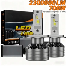 2pcs H7 H4 LED Car Headlight Bulbs, With CANBUS H1 160W 60000LM H11 H9 LED Lights HB3 9005 HB4 9006 LED 6000K 12V 24V Fog Lights