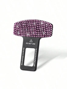 Cute & Fashionable Car Seat Belt Buckle Clip, Vehicle Safety Belt Tongue Holder, Dedicated Safety Belt Fixing Accessory - A - View 9