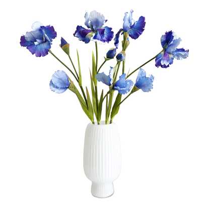 1/2/3 bông hoa diên vĩ nhân tạo 78cm, thích hợp trang trí tường, phòng khách, phòng ngủ, đám cưới, tiệc tùng, bàn ăn. Thích hợp cho nhà cửa, bàn làm việc, nhà bếp, đám cưới, bàn ăn, vật trang trí trung tâm, văn phòng, sân vườn, ngoài trời, sân nhà, thích hợp cho mùa xuân, hè, thu, đông.