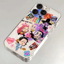 Mattel 新款热门韩剧《猎魔人》手机壳，兼容 17、16、15、14、13、12、11、Pro Max、XR、XS Max、8、7、Air Plus - 彩色 - 查看 65