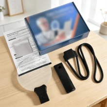 5X Magnifying Glass, 5.12 Inch Large Lens, Hands-Free Wearable Design, Suitable For Elderly With Vision Impairment, Sewing And Repair - Black - View 12