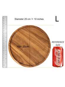 Juego de 4 platos, bandeja multifuncional, bandeja de servir esencial para el hogar, bandeja para suministros de alimentos, adecuada para fiestas festivas, servicio de restaurante - Marrón - Ver 15