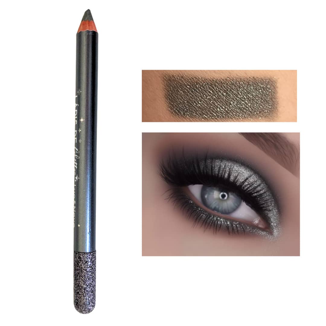 Rainbow Eyeliner Easy Application Eyeshadow Pencil Glitter High Pigmentation - 1支灰色鉛筆 - 查看 1