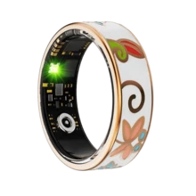 Upgraded Smart Ring, 5ATM Waterproof, Sports Mode, Pedometer, Sleep Monitoring, Phone Control, Exquisite Enamel Appearance, Electroplating Craftsmanship, Unisex, Gift, Narrow Ring