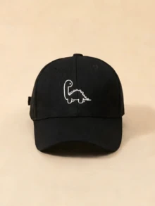 Toddler Dinosaur Embroidery Baseball Cap, Adjustable Sun Protection Hat, Fashionable & Minimalist, Suitable For Spring & Summer - 1PC - View 6