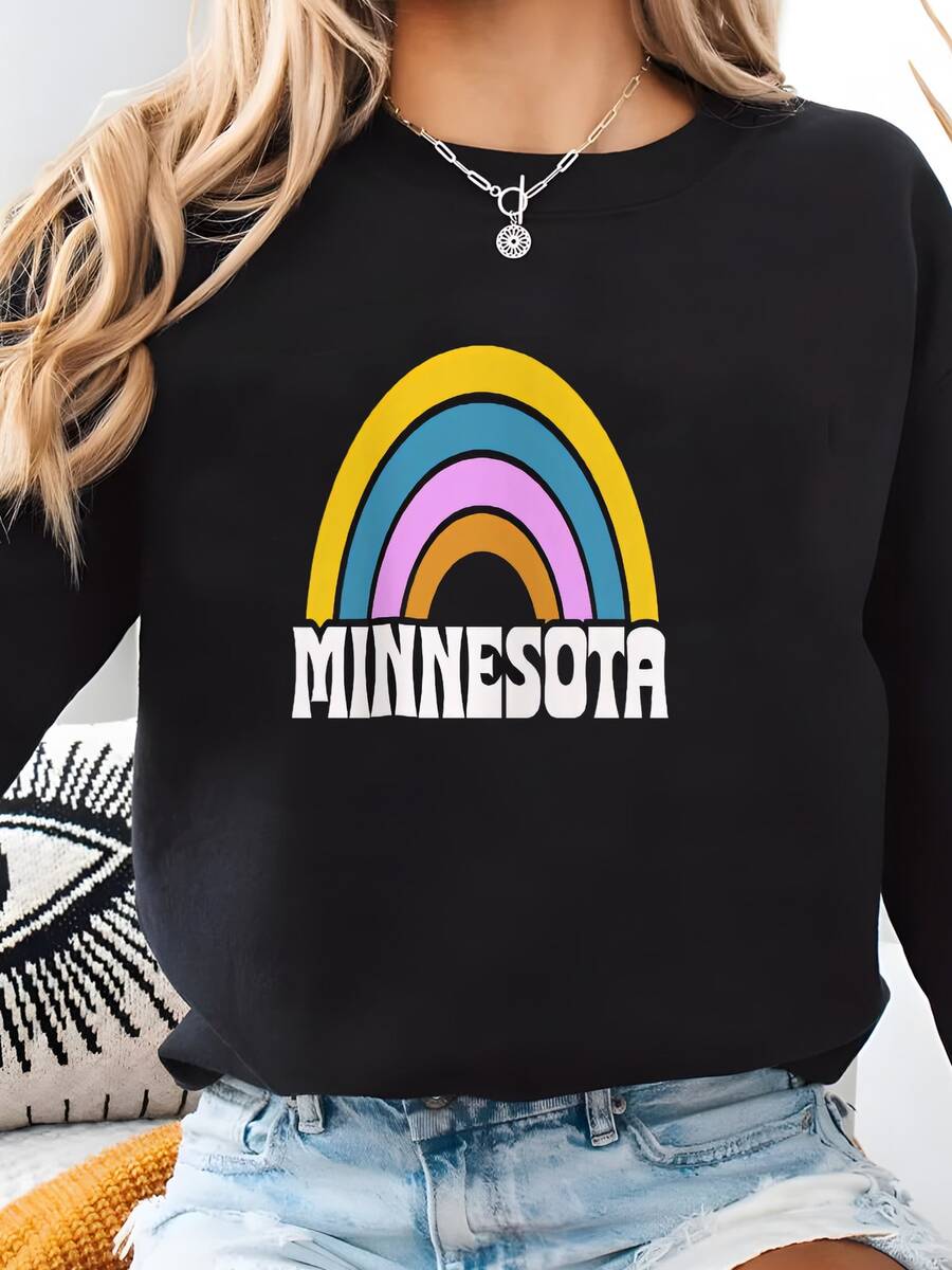 Women Plus Size Sports Sweatshirts - Black - View 1
