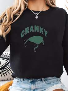 Women Sports Sweatshirts - Black - View 1