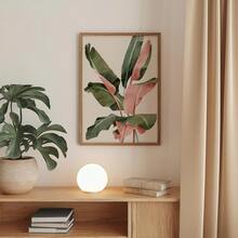 1 Tranh canvas không khung hình lá chuối hồng nhiệt đới, tranh nghệ thuật lá cọ, trang trí màu hồng, phong cách căn hộ, tranh nghệ thuật treo tường làm quà tặng, tranh treo tường cho phòng ngủ, phòng khách, ký túc xá, phòng tắm, phòng ăn, hành lang, trang trí nhà cửa và ký túc xá. - Nhiều màu - Xem 4
