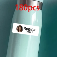 1/60/120/180/240 cái Nhãn dán đồ dùng học tập, Nhãn phân loại vật phẩm, Nhãn tên thể thao, Nhãn dán tựu trường, Nhãn sách cá nhân hóa, Nhãn tên tùy chỉnh, Nhãn văn phòng phẩm học sinh, Bút chì, Bình nước | Cần thiết cho mùa tựu trường và học kỳ mới, Nhãn dán cá nhân hóa - Nhiều màu (Học sinh 1) - Xem 13