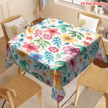 Bộ 20 khăn trải bàn mùa xuân, nền kem mềm mại với họa tiết hoa lá màu nước sống động các sắc hồng, vàng, xanh dương, đỏ, hoàn hảo cho gia đình, nhà bếp, tiệc ngoài trời, trang trí lễ Phục sinh và là món quà ý nghĩa. - Nhiều màu - Xem 8
