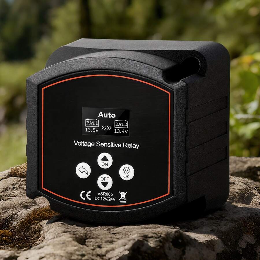 Relés - Einzelartikel: Blei-Säure- und Lithiumbatterie 12 V 300 A mit LCD-Anzeige - Ver 1