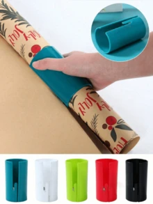 1pc Gift Wrapping Paper Cutter, Sliding Gift Wrapping Paper Cutter, For Party Gift Wrapping, Holiday Paper Cutting, Gift Wrapping Paper Roll, Kraft Paper Cutter Tool, And Easy To Cut Paper, Craft Gift Wrapping Tool, Valentine's Day, Birthday, Christmas, New Year Party Gift Wrapping Paper Cutter