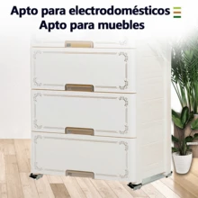 Soporte ajustable para lavadora, base para frigorífico, soporte móvil para persianas enrollables, estantería móvil, longitud ajustable y funcionamiento silencioso, equipado con ruedas para un desplazamiento suave, adecuado como base portátil para diversos electrodomésticos, estantería móvil ideal para frigoríficos y equipos de lavado, fácil montaje. - Plateado - Ver 2