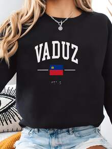 Women Sports Sweatshirts - Black - View 2