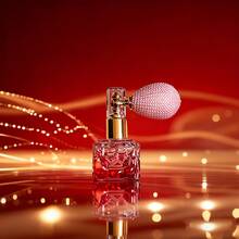 1pc Refillable Glitter Powder Spray Bottle With Airpump (DIY Refill Bottle), Pressing Spray Perfume Bottle, Portable Travel Pearlescent Makeup Mist - Multicolor - View 12