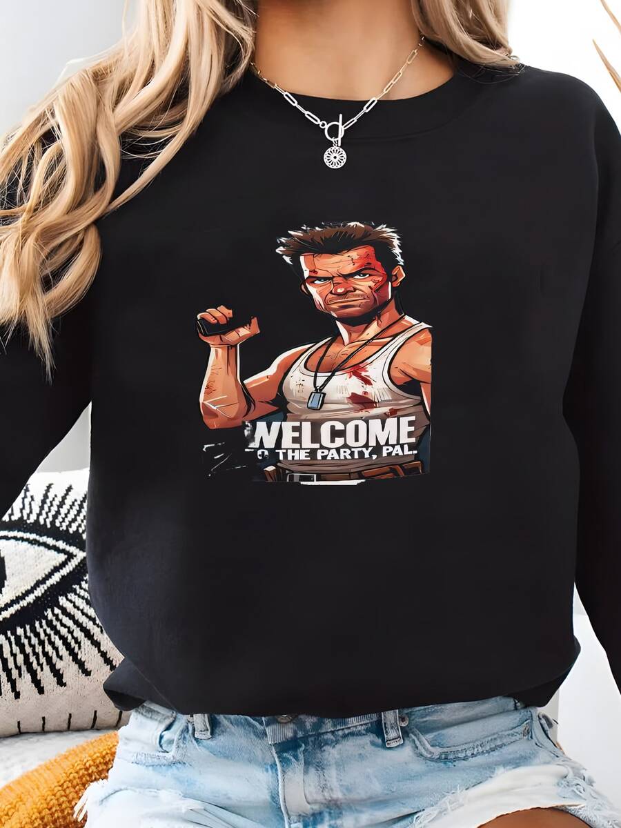 Women Sports Sweatshirts - Black - View 1