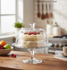 Cake Storage Containers - Transparent - View 1