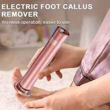无绳电动磨脚器，可充电手持式去茧器，配备3个替换磨头和3张砂纸，多功能个人磨脚器，便携式足部磨平设备，适用于家庭和美甲沙龙去除老茧，足部护理工具，可去除厚硬老茧和皲裂的脚后跟，是送给妻子、丈夫和女性朋友的完美礼物。 - 彩色 - 查看 3