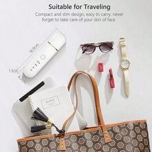 Ultrasonic Facial Cleansing Device - USB Rechargeable, Vibrating Face Blackhead Remover, Scraping Exfoliating Beauty Tool, Cost-Effective Skincare Device, Includes 2 Silicone Heads, 4 Modes, Perfect Tool For Blackhead Removal - Multicolor - View 12