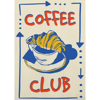 5D DIY钻石画咖啡甜点图案钻石马赛克刺绣卡通十字绣套装，厨房家居装饰礼品