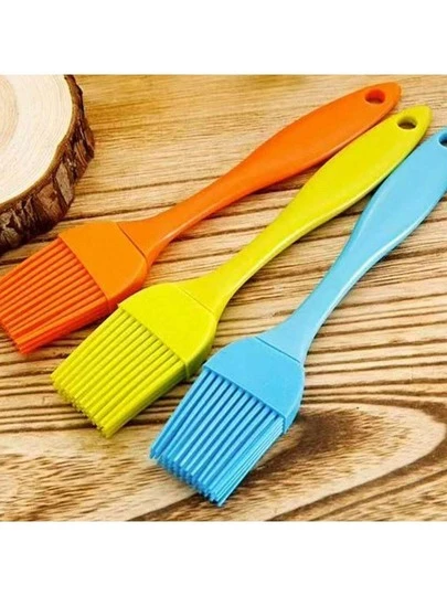 1/5支装硅胶涂油刷，厨房煎饼刷，酱汁刷，适用于烹饪、烘焙、蛋糕和甜点